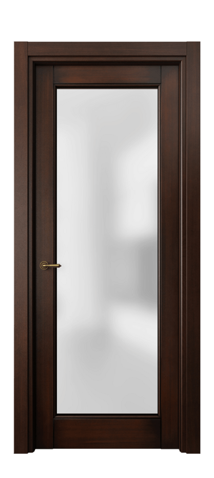 Межкомнатная дверь Toscana Litera 6300 Бук тёмный с патиной Сатинированное стекло. Цена 151280 сом | Volhovec
