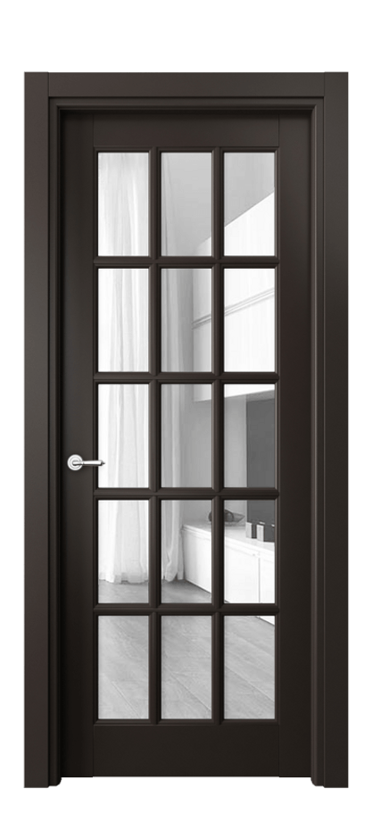 Дверь межкомнатная Toscana Grigliato 6311 Бук антрацит Прозрачное стекло, 4 мм Гладкий наличник БАН Цена 86079 ₽ Наличники уже входят в базовый комплект. Фабрика дверей Волховец 8 (800) 551 43 19 Межкомнатная дверь Toscana Grigliato 6311 Бук антрацит Прозрачное стекло, 4 мм Цена 86079 ₽ | Volhovec