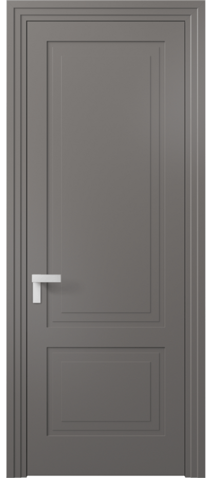 Межкомнатная дверь Rocca АКП 8351 Матовый классический серый  Цена 64399 ₽ | Volhovec