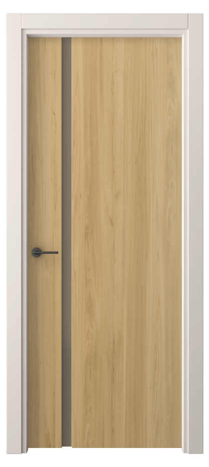 Межкомнатная дверь Фридом 4222 Солнечный вяз Сатинированное бронзовое стекло, триплекс Цена 34939 ₽ | Volhovec