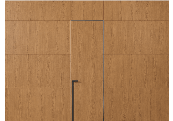 Панели для отделки стен Стеновая панель в древесной отделке Дуб сепия матовый. Цвет Дуб сепия матовый. Материал Шпон НатурВуд. Коллекция Древесные отделки. Картинка.