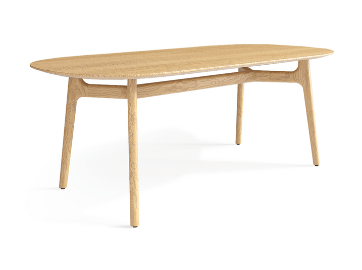 Мебель Стол Примо обеденный на 6 персон 200×95 см. Цвет Дуб пшеничный матовый. Материал Массив дуба матовый. Коллекция Стол Примо обеденный на 6 персон 200×95 см. Картинка.