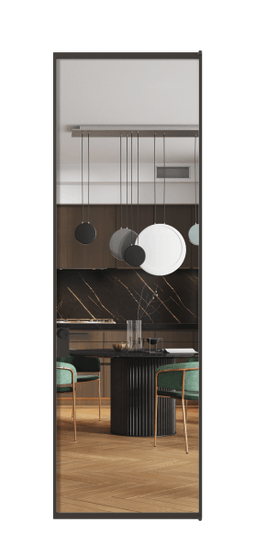 Межкомнатная дверь АЛПЛ040.01 Crystalvision ААН. Цвет Алюминий антрацит. Материал Алюминий в эмали. Коллекция Formato. Фото. Дверь межкомнатная АЛПЛ040.01 Crystalvision ААН. Цвет Алюминий антрацит. Материал Алюминий в эмали. Коллекция Formato. Картинка.