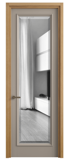 Дверь межкомнатная 6702 ББСК ЗЕР ФАЦ. Цвет Бук бисквитный. Материал Массив бука эмаль. Коллекция Charm. Картинка.