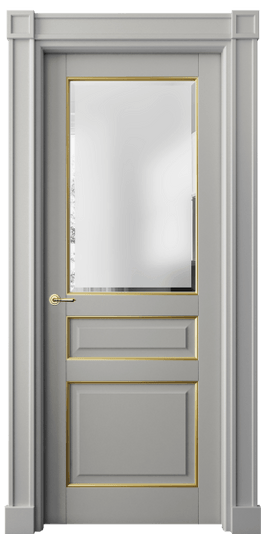 Межкомнатная дверь 6304 БНСРП САТ-Ф. Цвет Бук нейтральный серый с позолотой. Материал Массив бука эмаль с патиной. Коллекция Toscana Plano. Фото. Дверь межкомнатная 6304 БНСРП САТ-Ф. Цвет Бук нейтральный серый с позолотой. Материал Массив бука эмаль с патиной. Коллекция Toscana Plano. Картинка.