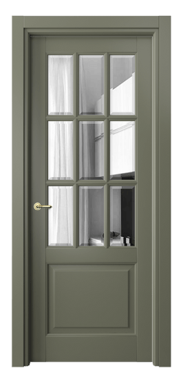 Межкомнатная дверь 6312 БОТ Зеркало с фацетом. Цвет Бук оливковый тёмный. Материал Массив бука эмаль. Коллекция Toscana Grigliato. Фото. Дверь межкомнатная 6312 БОТ Зеркало с фацетом. Цвет Бук оливковый тёмный. Материал Массив бука эмаль. Коллекция Toscana Grigliato. Картинка.