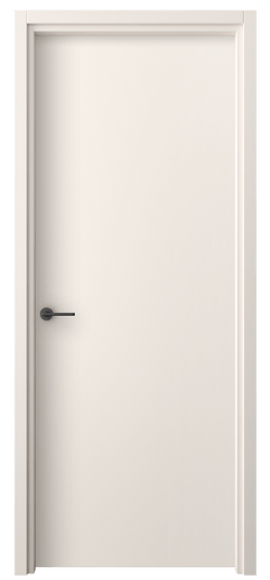 Дверь межкомнатная 0010 ПЭКБ. Цвет ПЭТ кремово-белый. Материал ПЭТ. Коллекция Freedom. Картинка.