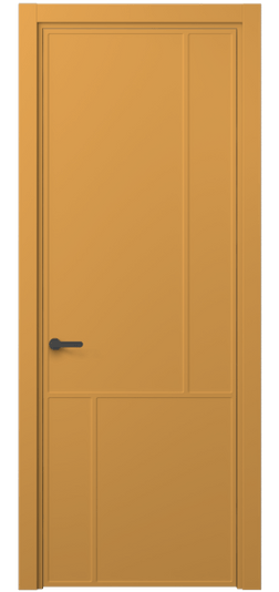 Дверь межкомнатная 8606 Пастельно-жёлтый RAL 1034. Цвет RAL Пастельно-жёлтый RAL 1034. Материал Гладкая эмаль. Коллекция Фрэйм. Картинка.