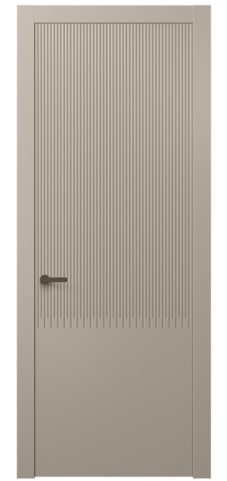 Дверь межкомнатная АКП 8627 МБСК. Цвет Матовый бисквитный. Материал Гладкая эмаль. Коллекция Дюна. Картинка.