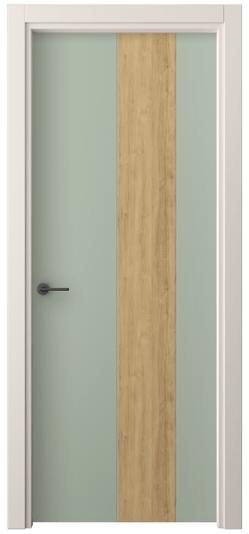 Дверь межкомнатная 4225 ПЭСО. Цвет ПЭТ светло-оливковый. Материал ПЭТ. Коллекция Фридом. Картинка.