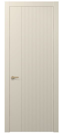 Дверь межкомнатная АКП 8643 МБСР. Цвет Матовый бежево-серый. Материал Гладкая эмаль. Коллекция Альба. Картинка.