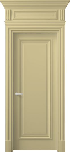 Дверь межкомнатная 7301 Слоновая кость RAL 1014. Цвет RAL Слоновая кость RAL 1014. Материал Массив бука эмаль. Коллекция Antique. Картинка.