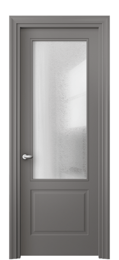 Межкомнатная дверь 8552 МКЛС ЛЕД. Цвет Матовый классический серый. Материал Гладкая эмаль. Коллекция Esse. Фото. Дверь межкомнатная 8552 МКЛС ЛЕД. Цвет Матовый классический серый. Материал Гладкая эмаль. Коллекция Esse. Картинка.