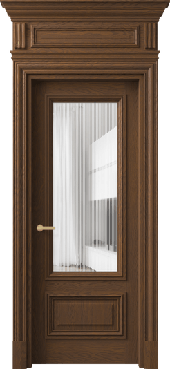 Дверь межкомнатная 7306 ДКШ.М DUNE. Цвет Дуб каштановый матовый. Материал Массив дуба матовый. Коллекция Антик. Картинка.