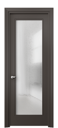 Межкомнатная дверь 8502 МАН ЛЕД. Цвет Матовый антрацит. Материал Гладкая эмаль. Коллекция Esse. Фото. Дверь межкомнатная 8502 МАН ЛЕД. Цвет Матовый антрацит. Материал Гладкая эмаль. Коллекция Esse. Картинка.
