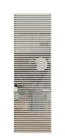 Дверь межкомнатная АЛПЛ040.07 АОС Алюминий облачно-серый Stopsol Clear прозрачное. Цвет Алюминий облачно-серый. Материал Алюминий в эмали. Коллекция Формато. Картинка.