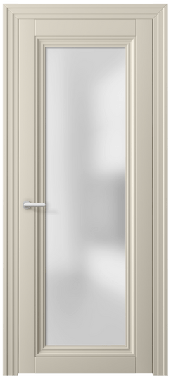 Дверь межкомнатная 2502 ПЭСБ САТ. Цвет ПЭТ светло-бежевый. Материал ПЭТ. Коллекция Центро. Картинка.