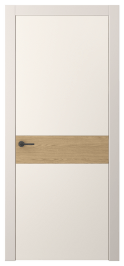 Дверь межкомнатная АКП 4221 ПЭКБ. Цвет ПЭТ кремово-белый. Материал ПЭТ. Коллекция Фридом. Картинка.