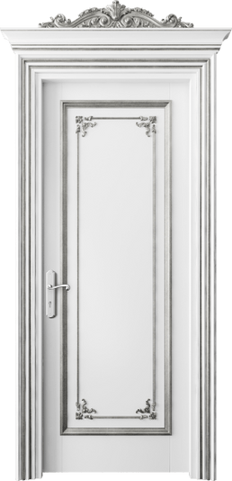 Межкомнатная дверь 6501 ББЛСА. Цвет Бук белоснежный серебряный антик. Материал Массив бука эмаль с патиной серебро античное. Коллекция Imperial. Фото. Дверь межкомнатная 6501 ББЛСА. Цвет Бук белоснежный серебряный антик. Материал Массив бука эмаль с патиной серебро античное. Коллекция Imperial. Картинка.