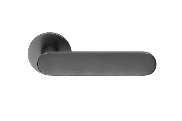 Ручки для дверей Ручка дверная Шорт. Цвет Матовый графит PVD. Коллекция Шорт. Картинка.