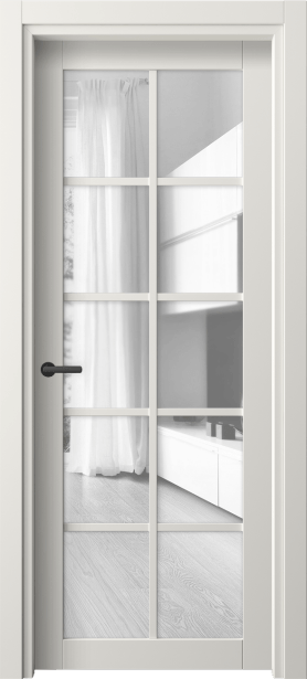 Межкомнатная дверь 2106 СТБЛ Прозрачное стекло. Цвет Софт-тач белоснежный. Материал Полипропилен. Коллекция Neo. Фото. Дверь межкомнатная 2106 СТБЛ Прозрачное стекло. Цвет Софт-тач белоснежный. Материал Полипропилен. Коллекция Neo. Картинка.