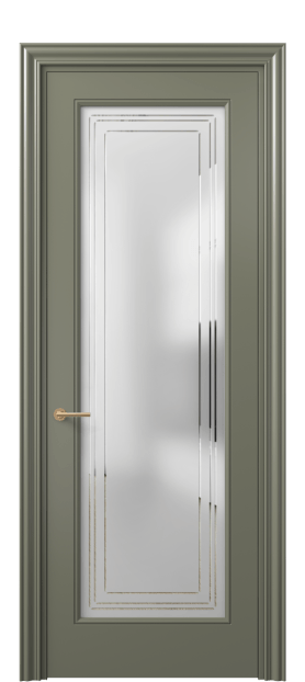Межкомнатная дверь 8400 МОТ Сатин с гравировкой Mascot. Цвет Матовый оливковый тёмный. Материал Гладкая эмаль. Коллекция Mascot. Фото. Дверь межкомнатная 8400 МОТ Сатин с гравировкой Mascot. Цвет Матовый оливковый тёмный. Материал Гладкая эмаль. Коллекция Mascot. Картинка.